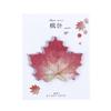 Plant Leaf Self-Adhesive Supplies Notes School Office Memo Pad Sticky Note Bookmark Notebook