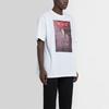 OFF WHITE T-shirt OMAA038S21JER0050101 z nadrukiem obrazu Caravaggia, krój prosty