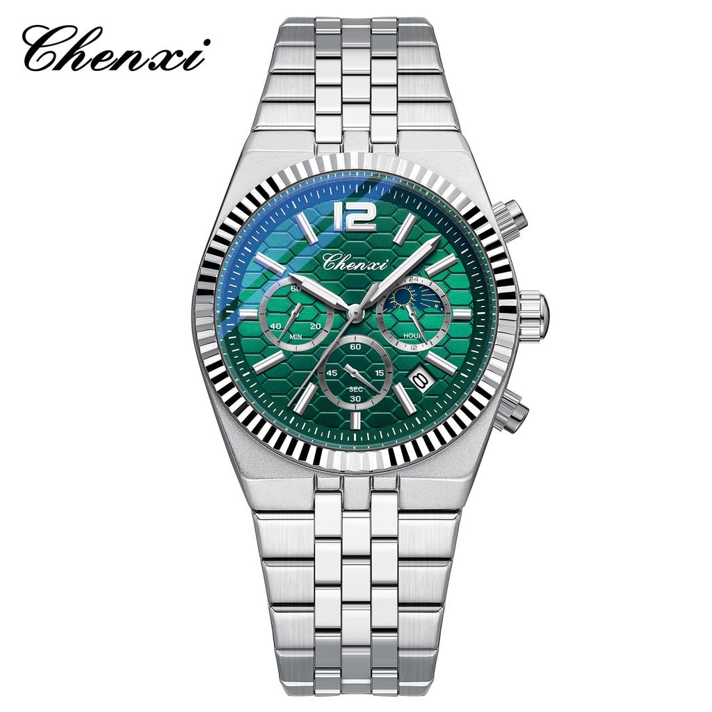 High-quality Custom Exquisite Multifunctional Men's Business Watches Fashion Luminous Waterproof Casual Men's Watches.