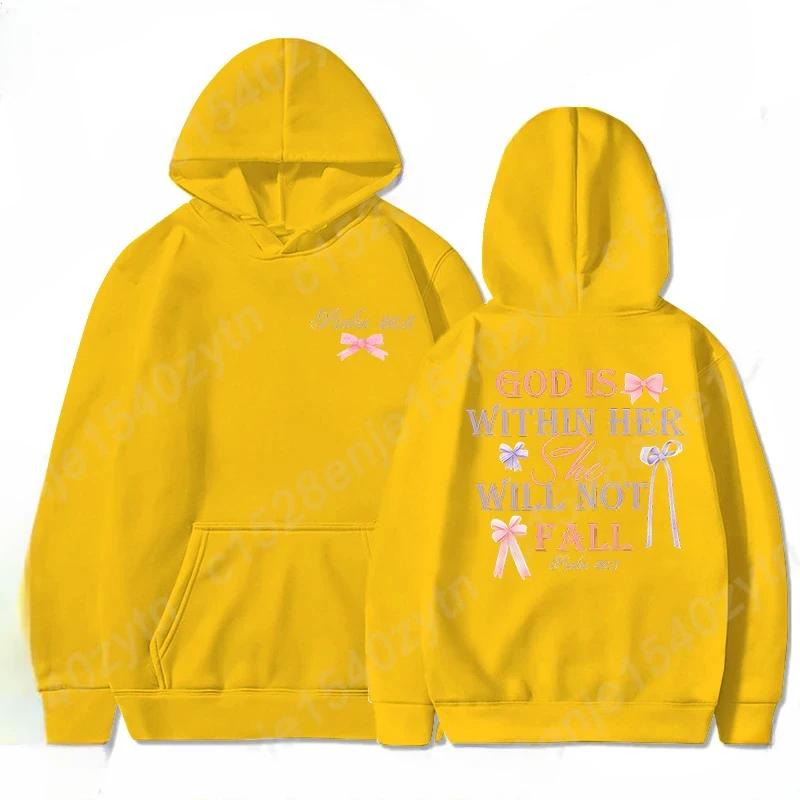 Women's Hoodies with Butterfly and Letter Print Winter Autumn Woman Long Sleeves Hoodies Casual Pulllovers