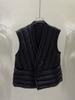 White Duck Down New Light Down Vest Women's Short V-neck Liner Is Thin and Warm Autumn and Winter Vest Tide