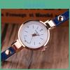 Orologio Bracciale alla Moda con Ciondolo Angelo per Donna con Strass Scintillanti e Cinturino in PU
