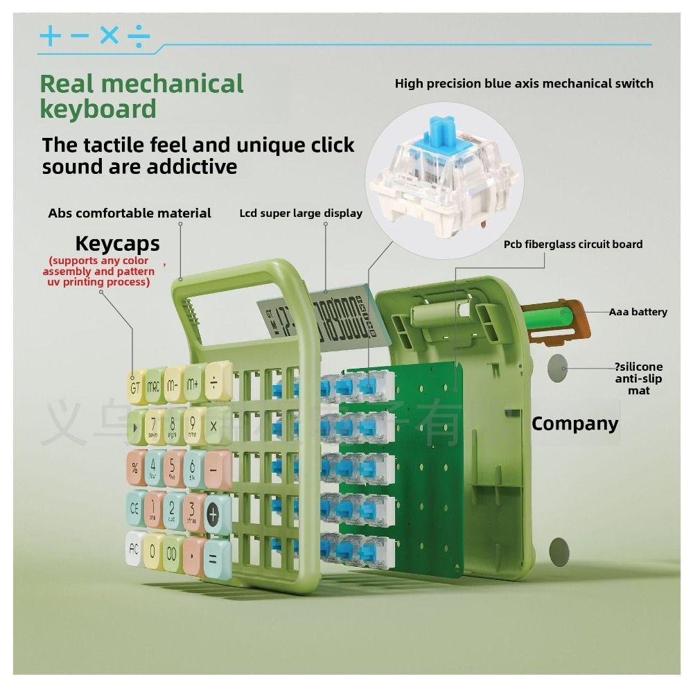 Detachable Electronic Calculators Cute Arithmetic Calculator Financial Accounting Tools