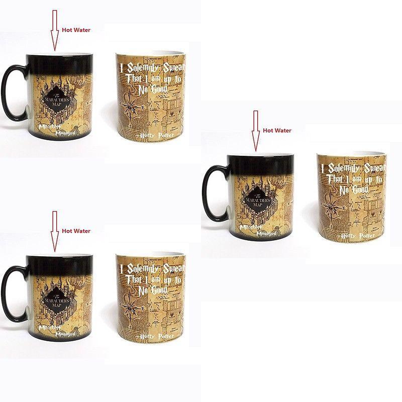 Tasse Magique Harry Potter en Céramique Changeant de Couleur Pour les Amateurs de Café Et Pour Offrir