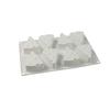 Heat Resistant Cheese Shape Silicone Mold 8 Cavity French Pastry Mold Creative Baking Mold  Pudding