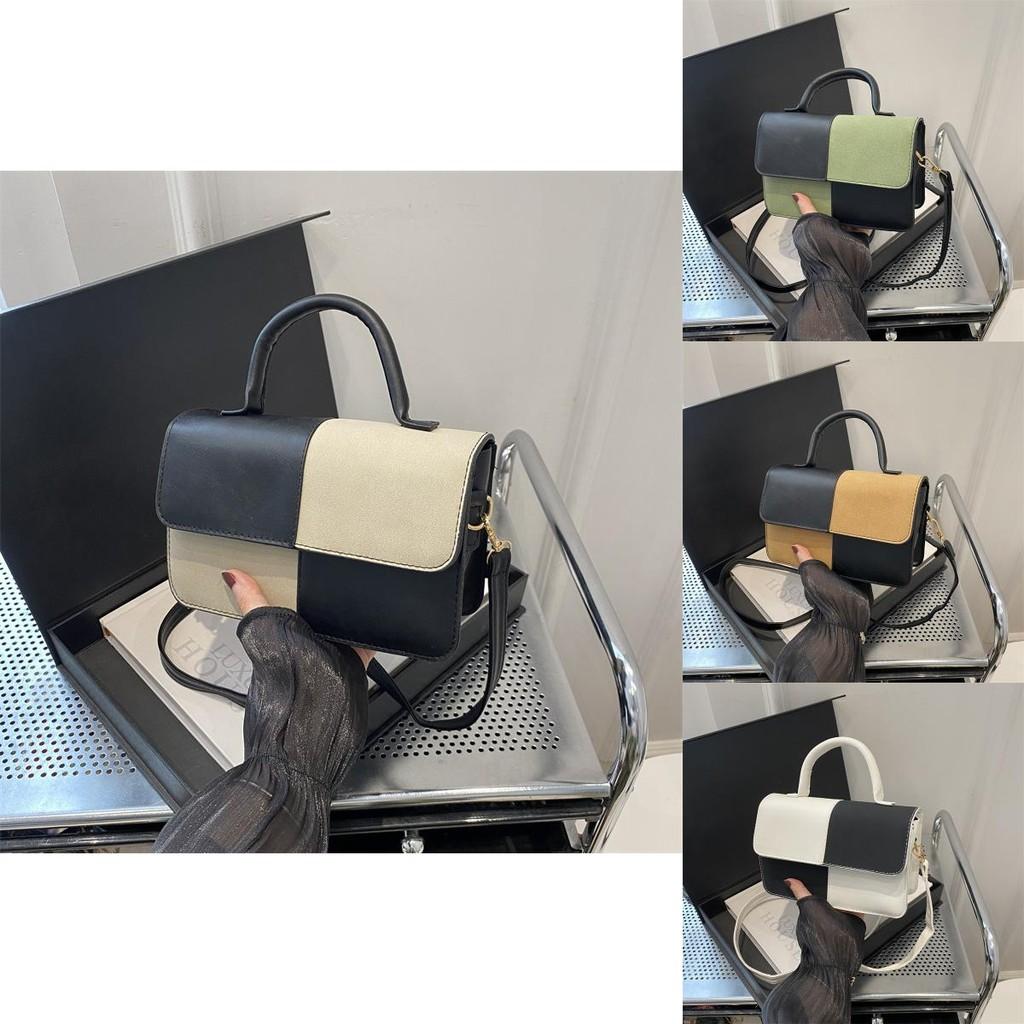 Stylish Color-block Pu Shoulder Crossbody Bag For Women Perfect For Casual Commuting