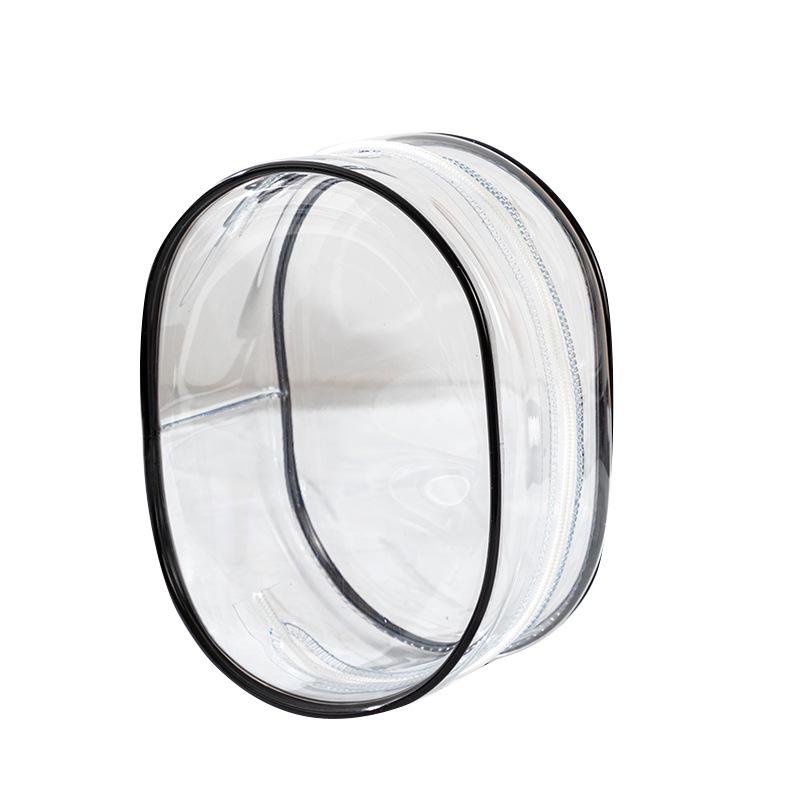 15CM Labubu Ita Tasche: Doppelreißverschluss Transparenter PVC-Puppentragekorb, 2. Generation