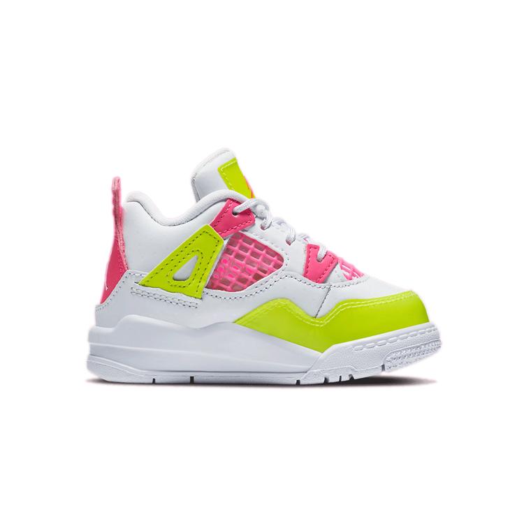 Jordan 4 Retro Bianco Limone Rosa TD CV7807-100