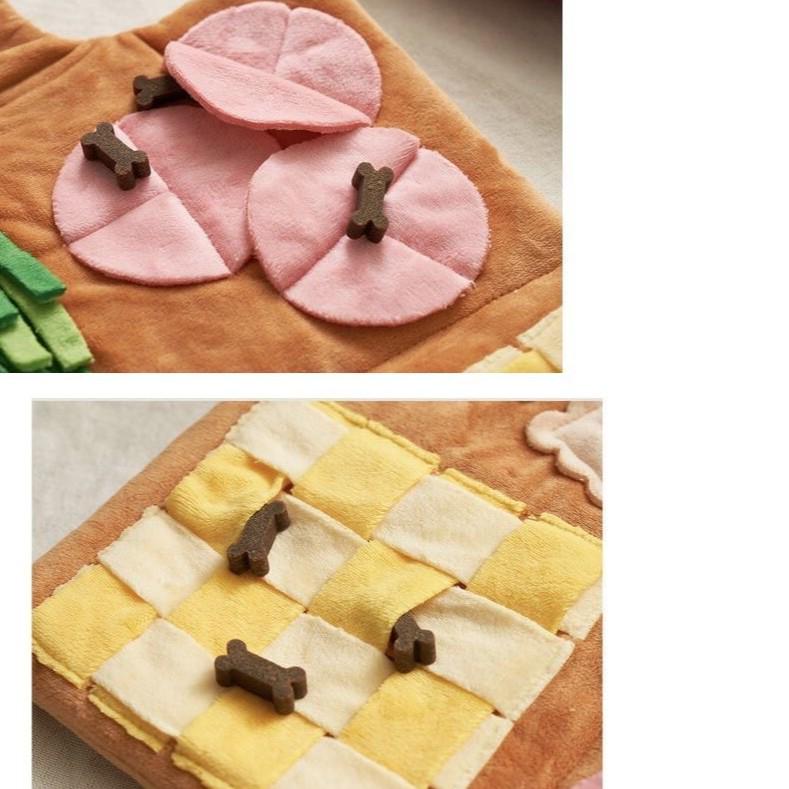 Tappetino olfattivo per animali domestici: Giocattolo Puzzle Carino per Cani Resistente ai Morsi per Gioco Autonomo e Sollievo dalla Noia