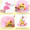 Handmade Decorations Easter Hats Colorful Eggs Bunny Chick Cartoon Cap DIY Craft Kit  Easter Party