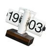 Classical Digital Flip Down Clock Battery Operated Desktop Mechanical Clock with Large Number Display for Easy Viewing