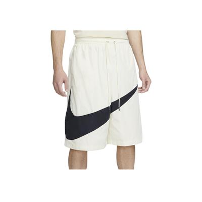 Swoosh Großer Logo-Print Gerade Bein Shorts Herren Unterteile Kokosmilch FB7870-113