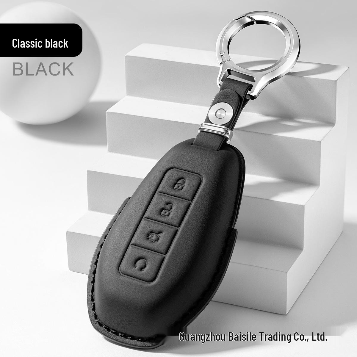 Genuine Leather Key Case for 2025 BYD DENZA N8L Flagship Model