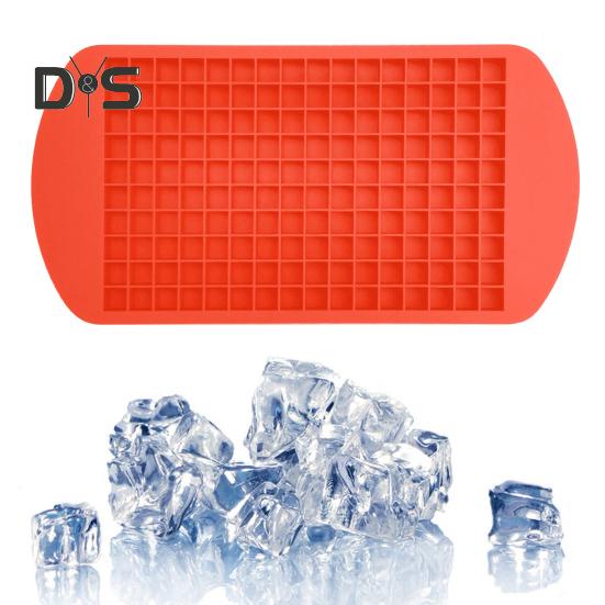 Silicone Mini Ice Cube Tray 160 Small Cubes Visual Sensory Ice Cubes Quick Freezing Easy Deicing Perfect DIY Tool