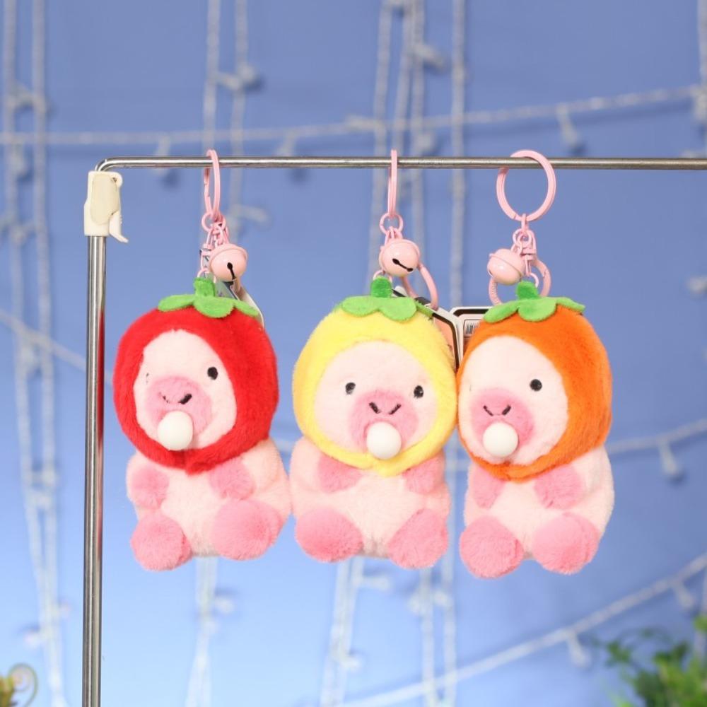 

Squeeze Squeeze Capybara Keychain Pink Capybara Spitting Toys Christmas Gift розовый