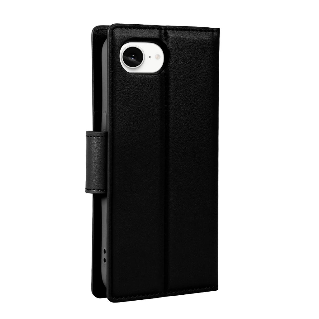 HANMAN Mill Series for iPhone 16e Case Wallet Stand PU Leather Phone Cover