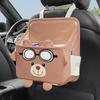 Cartoon Car Seat Back Organizer: Multifunctional Storage Container