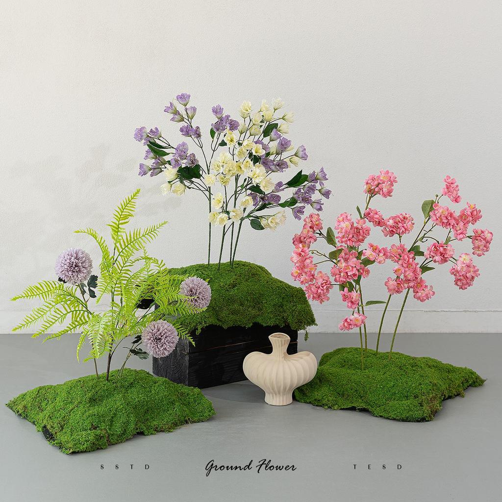 Monet Garden Artificial Floral Window Display and Landscaping Decorations