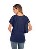 2023 Women's Chiffon Patchwork Maternity Nursing Top, Summer Short Sleeve
