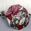 1pc Outdoor Umbrella with Anime Character Design - Automatic Opening/Closing, Portable 3-Fold Design, 8-Bone Iron Frame - Perfect Gift for Fans, Trave