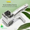 Stainless Steel Manual Rotary Cheese and Nut Grater Set