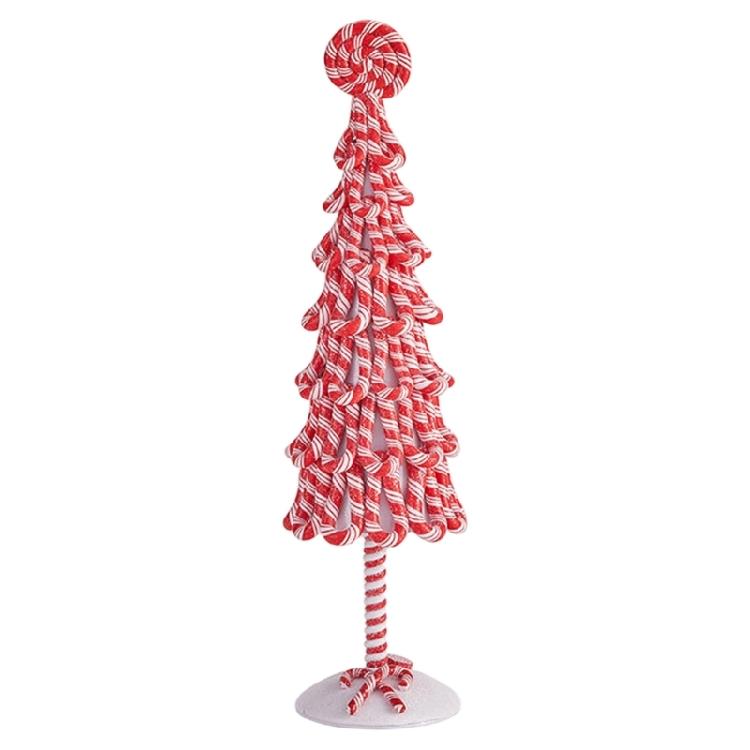 Vibrant Sugar Christmas Tree Ornament Durable PVC Ornament For Holiday Party Home Office Decoration