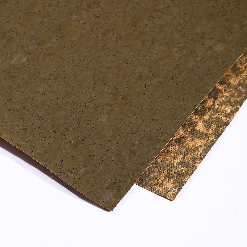 100x138cm Soft Natural Cork PU Leather Fabric for DIY Furniture Background Bags Sofa Car Decoration Upholstery Craft Material