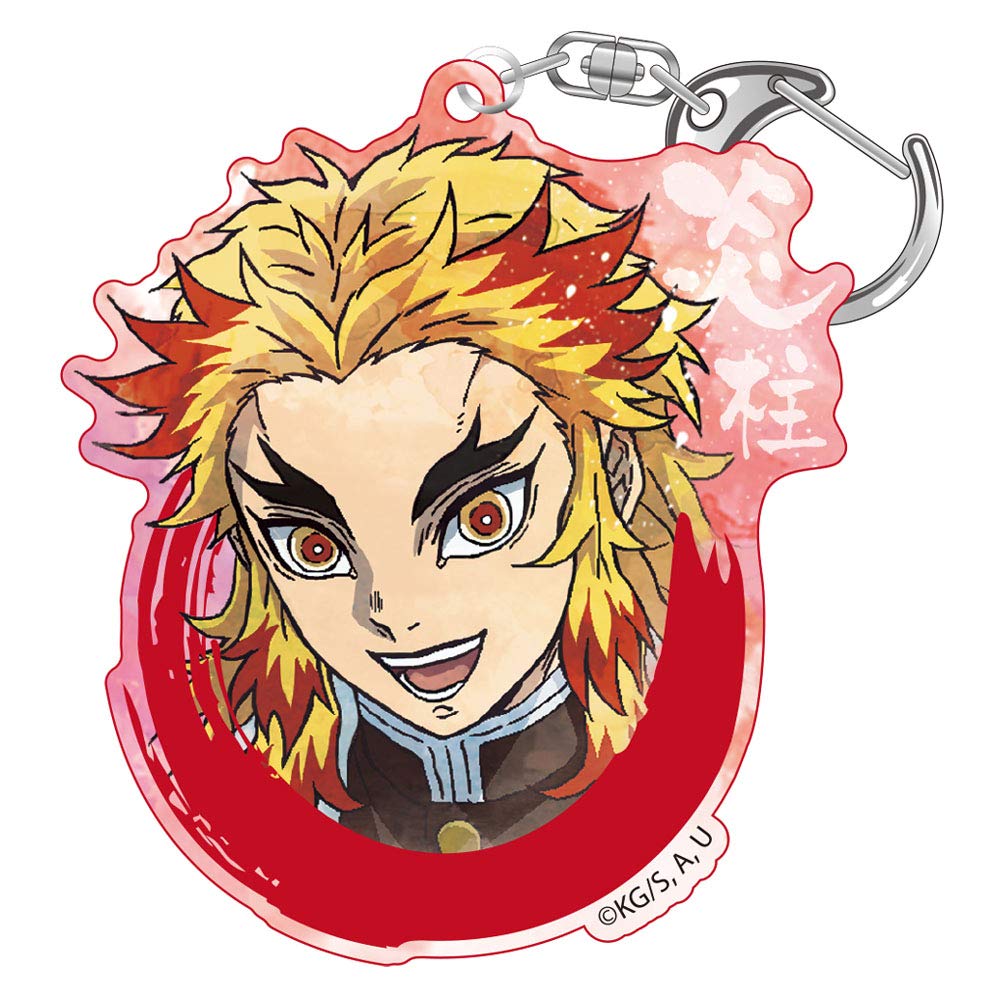 

Demon Kimetsu no Yaiba Rengoku Kyojuro Wet Color Series Acrylic Keychain Slayer Vol.2