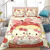 Cute Duvet Cover Set H-Hello Kittys Bedding Set Kids Boy Girl Bedroom Decoration Student Dormitory Home Style 2/3piece set