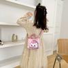 Stylish Cartoon Print Crossbody Bag For Kids Versatile Canvas Shoulder Bag For Girls And Boys