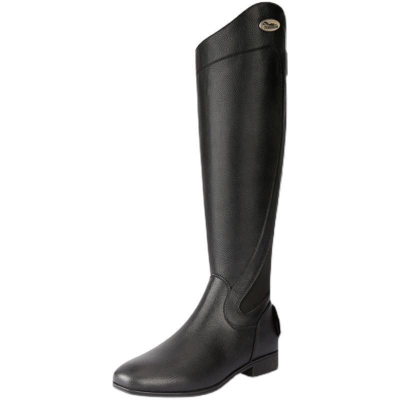 Hochgeschnittene Reitstiefel aus Rindsleder 8106107