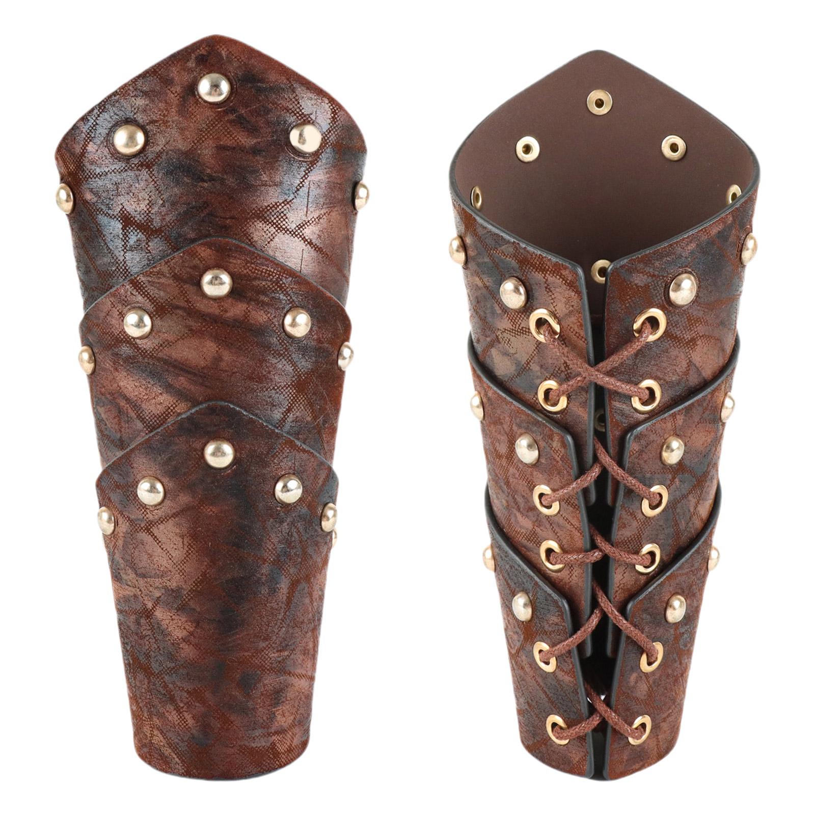 

Средневековые наручи для взрослых, антикварные защиты для рук, костюм для косплей-вечеринки, карнавалы, наручи, аксессуары для рук для фотосъемки B