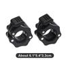 25/28Mm Heavy Duty Barbell Clips Collar Quick Release Locking Clamps Fixing Nut Clips For Weightlifting Fitness Accessories