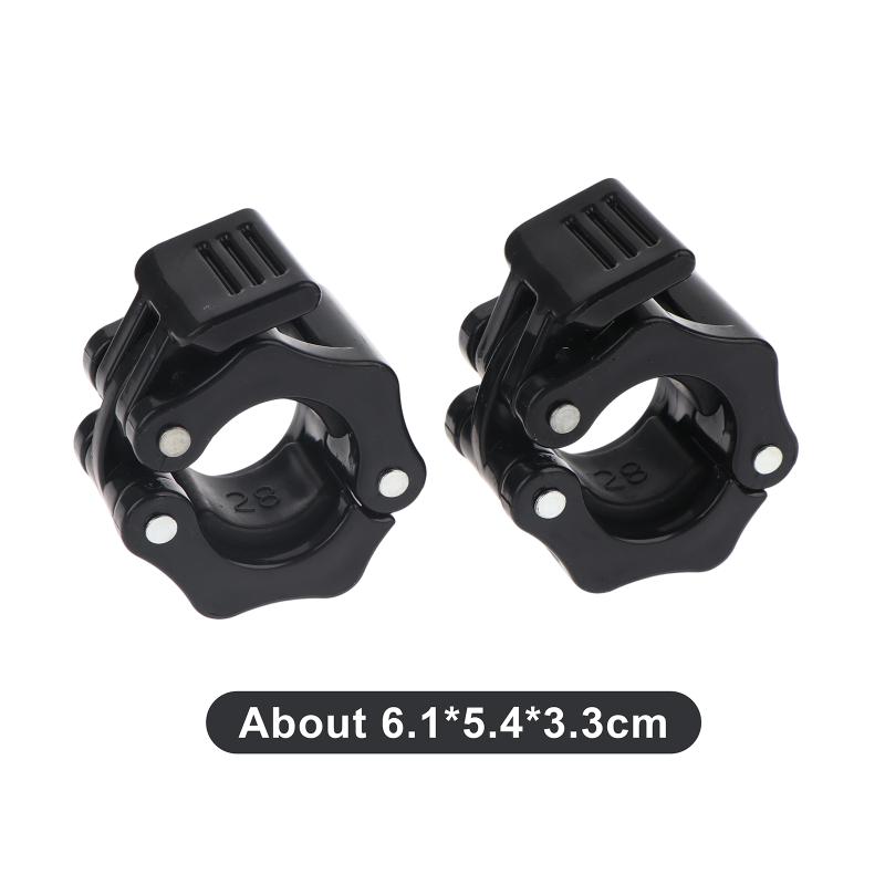 25/28Mm Heavy Duty Barbell Clips Collar Quick Release Locking Clamps Fixing Nut Clips For Weightlifting Fitness Accessories