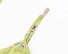French Retro Green Floral V-Neck Cinched Waist Maxi Dress