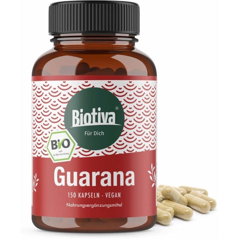 

Biotiva Organic Guarana 150 x 500 mg (Vegan)