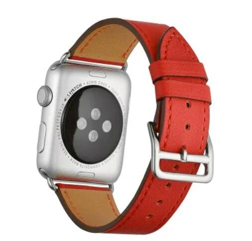 Leather Watch Straps for Apple Watch Band 44mm 49mm 45mm 42mm 40mm 41mm 38mm Sport Bracelet iWatch Series Ultra 9-8-7-6-5-4-3-SE