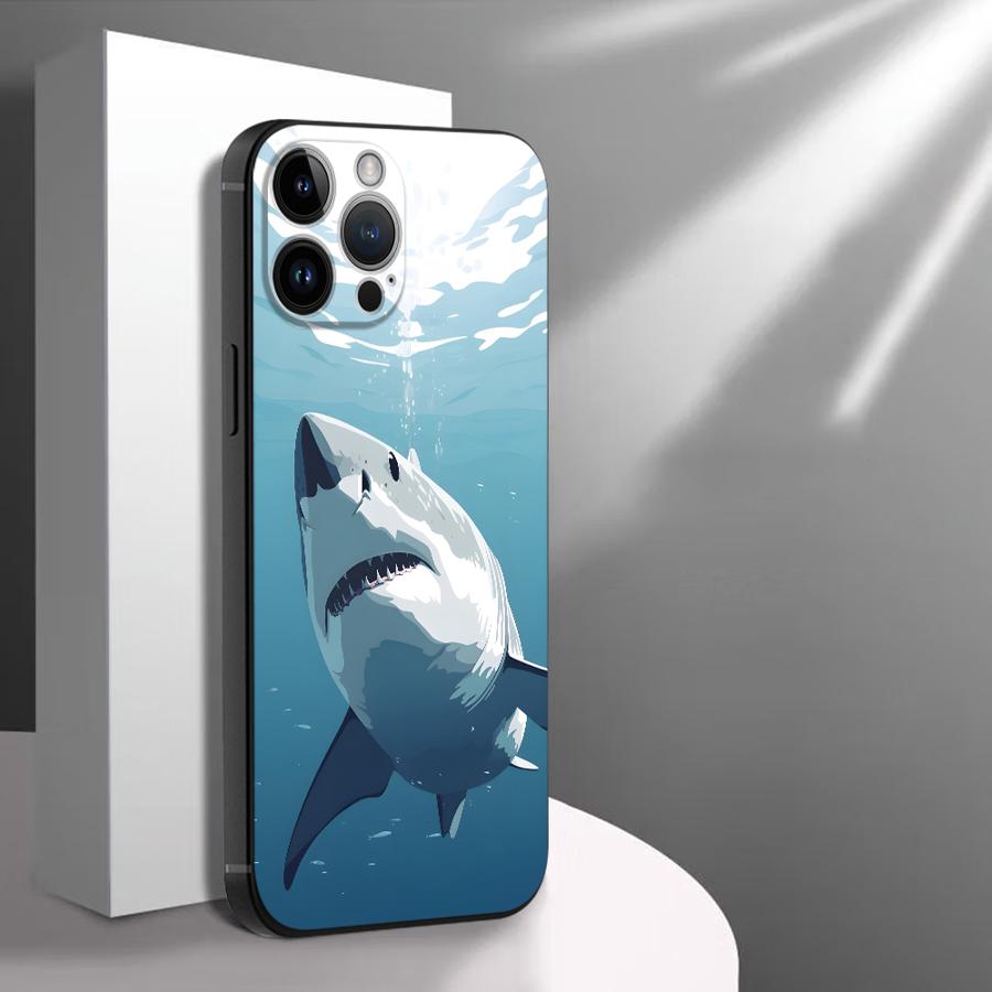 Creative Marine Organisms Art Phone Case for Apple iPhone 17 Pro Max 13 17e Air 11 12 XR XS MAX 15 Pro 7 8 14 16 Funda Phone