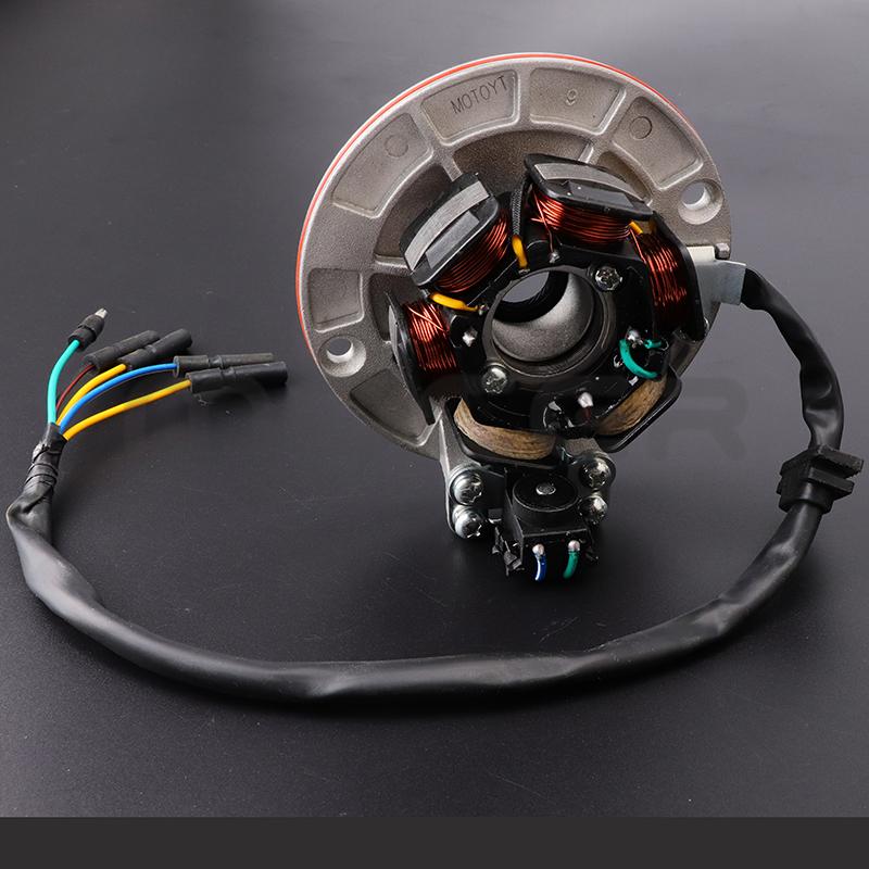 Rare Earth Motorcycle Motor with Lighting Stator Coil Magneto for YX150 YX160 YinXiang 150CC-160CC Dirt Pit Bike Accessories