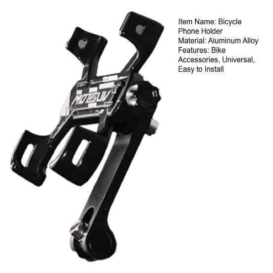 Bicycle Phone Holder Stem Top Cover Mount 360 Degrees Rotating