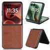 For Motorola Razr 60 Ultra 5G Case Crocodile Texture Leather Coated Hard PC Phone Cover