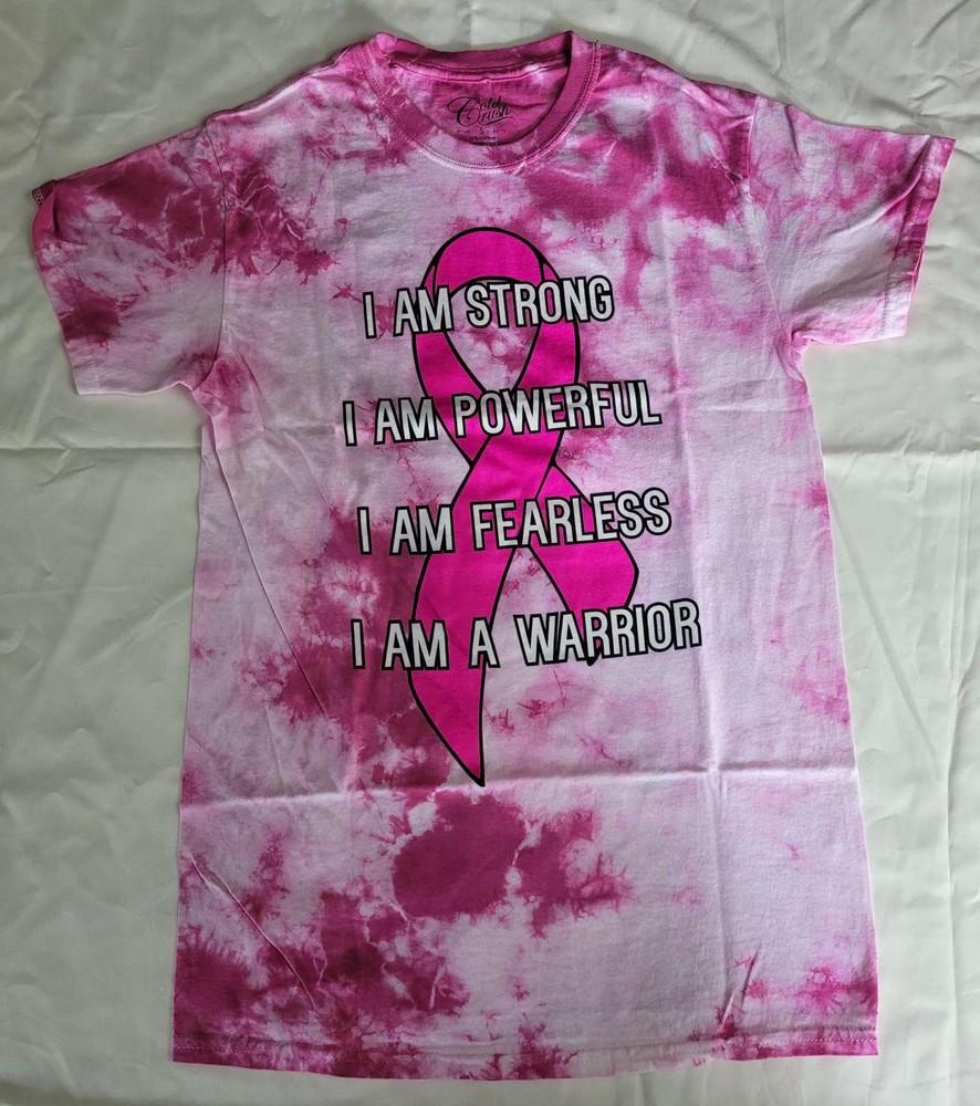 I am Strong Powerful Fearless Warrior Cancer Ribbons Mens T-Shirt Unisex T-Shirt XXXL