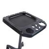Aluminium Salon Instrument Tray, Height Adjustable Trolley Cart Tray Station on Wheels for Salon Tattoo Spa Beauty Service Holder Tool Storage
