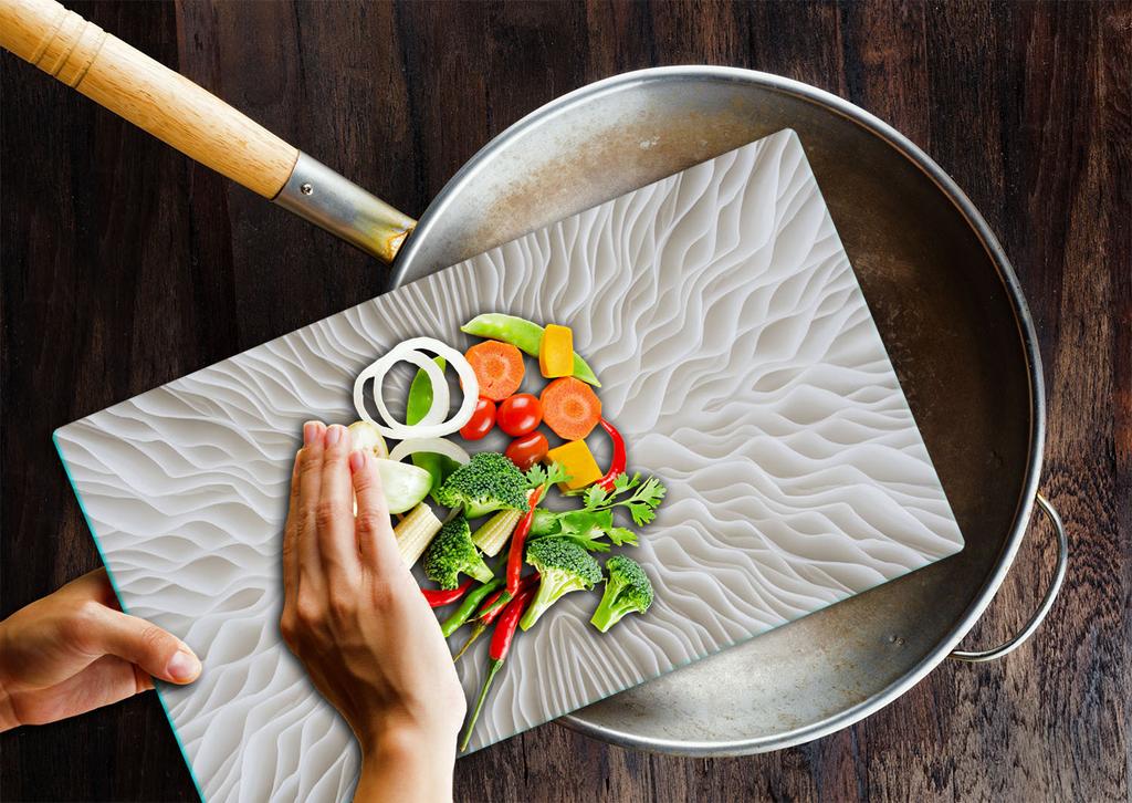 Glass Board Cutting Board 52X30 Marble