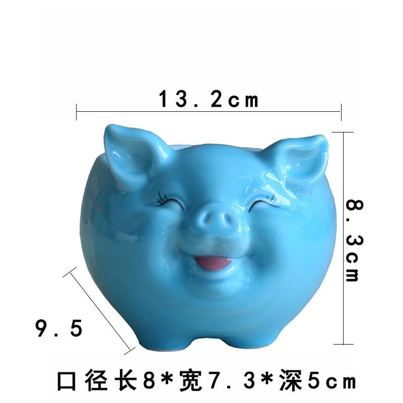 Simple Nordic Cartoon Animal Succulent Flower Pot Ceramic, Creative Gardening Water Flower Potter Home Decoration Ornament