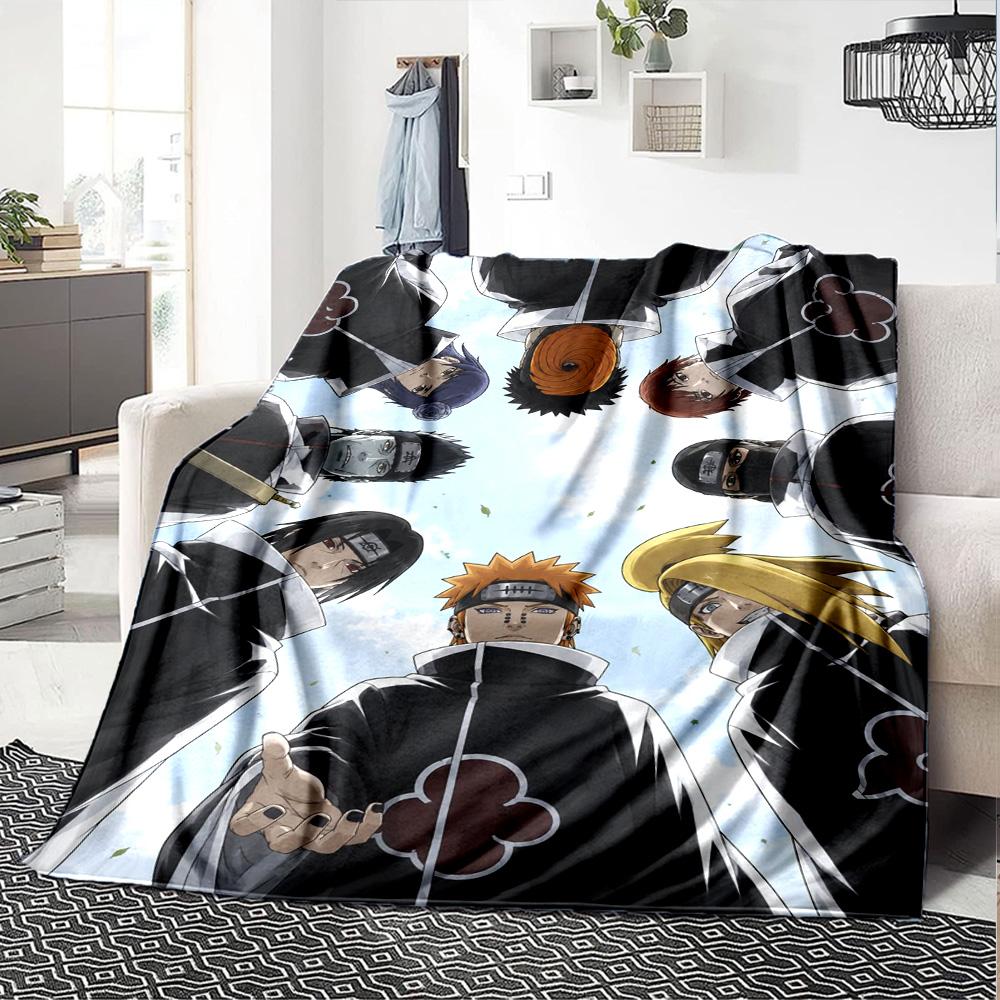 Naruto Blanket Soft Warm Cozy Suitable for Couch Chair Office for All Occasions Playful Design Suitable for Gifting Relatives and Friends