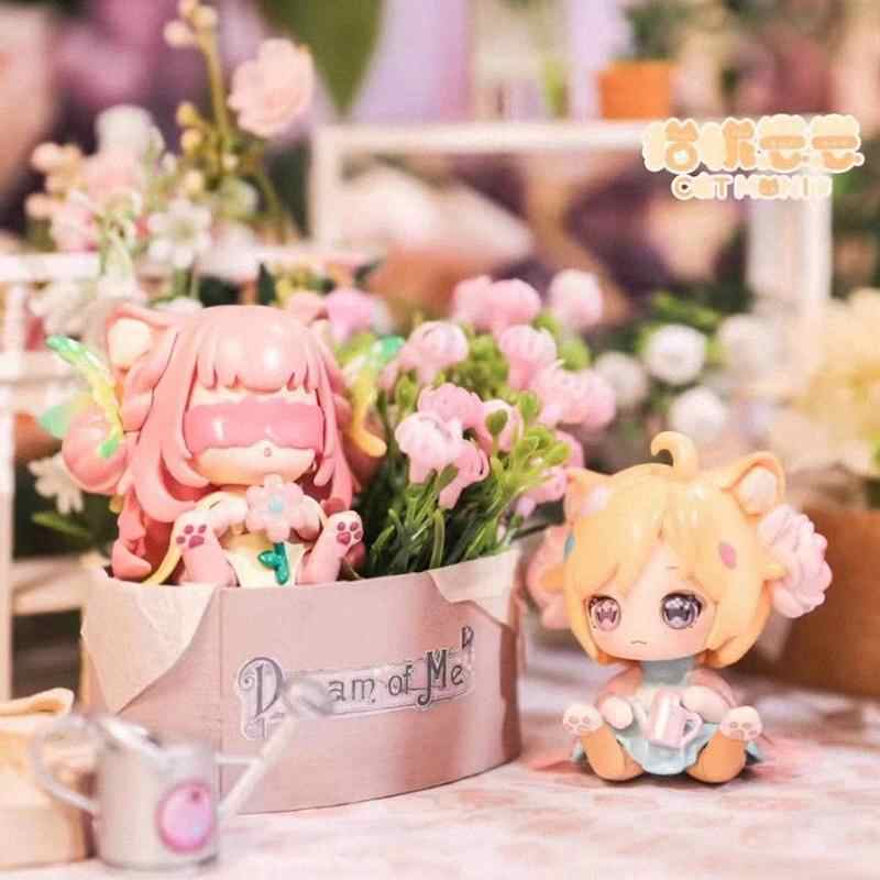 Heet Origineel Moni Schattige Kat Kittens Kantoor Blind Box Tafel Display Een Verrassingsspeeltje Voor Het Verjaardagscadeau Van Een Meisje Schattig Kawaii