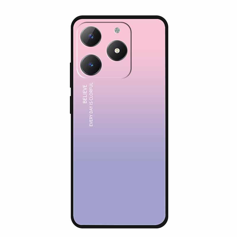For Realme Narzo N61 Phone Case N 61 Coque Flowers Black Silicone Soft Back Cover For Realme Note 60 Case Note60 Funda Bags Capa