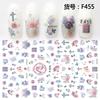 Self Adhesive Flower Unicorn Pattern Nail Art Decorations Stickers And Decals Acrylic Manicure Nails Supplies Tool HQ