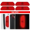 Night Reflective Car Door Sticker Safety Warning Reflector Tape Decal Accessories For Benz AMG VIANO GLB GLC GLE GLK W108 W124 BW0
